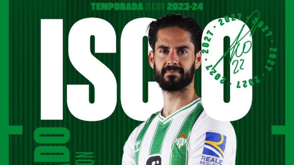 Oficial Isco firma extensión de contrato con el Real Betis hasta 2027