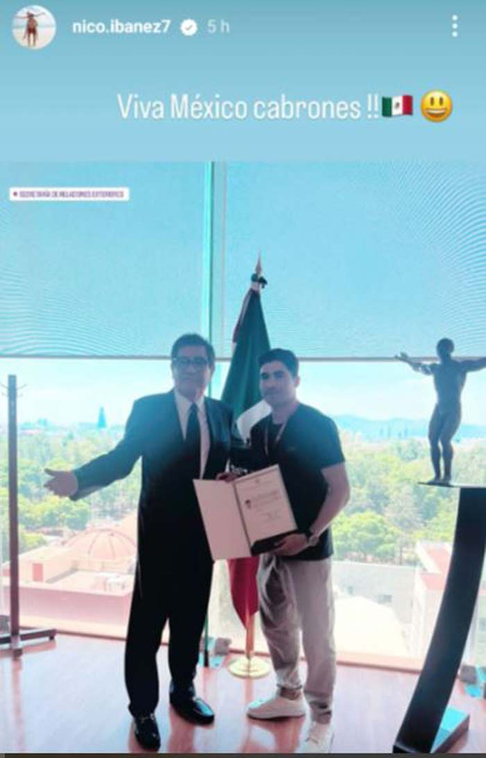 Nico Ibáñez ya es mexicano El delantero recibe su carta de