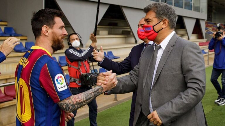 Joan Laporta confiesa una charla con Jorge Messi: de qué hablaron sobre Leo