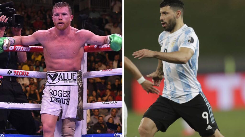 Canelo y Agüero estuvieron hace unos meses en la polémica | Imago7 / AP