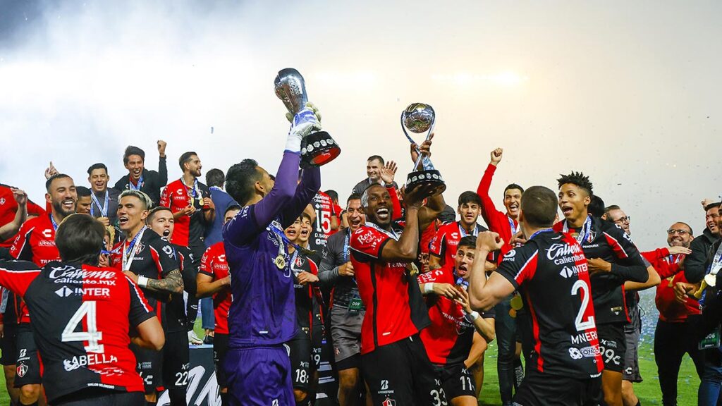 Atlas celebra el título del Torneo Grita México Clausura 2022. Imago 7