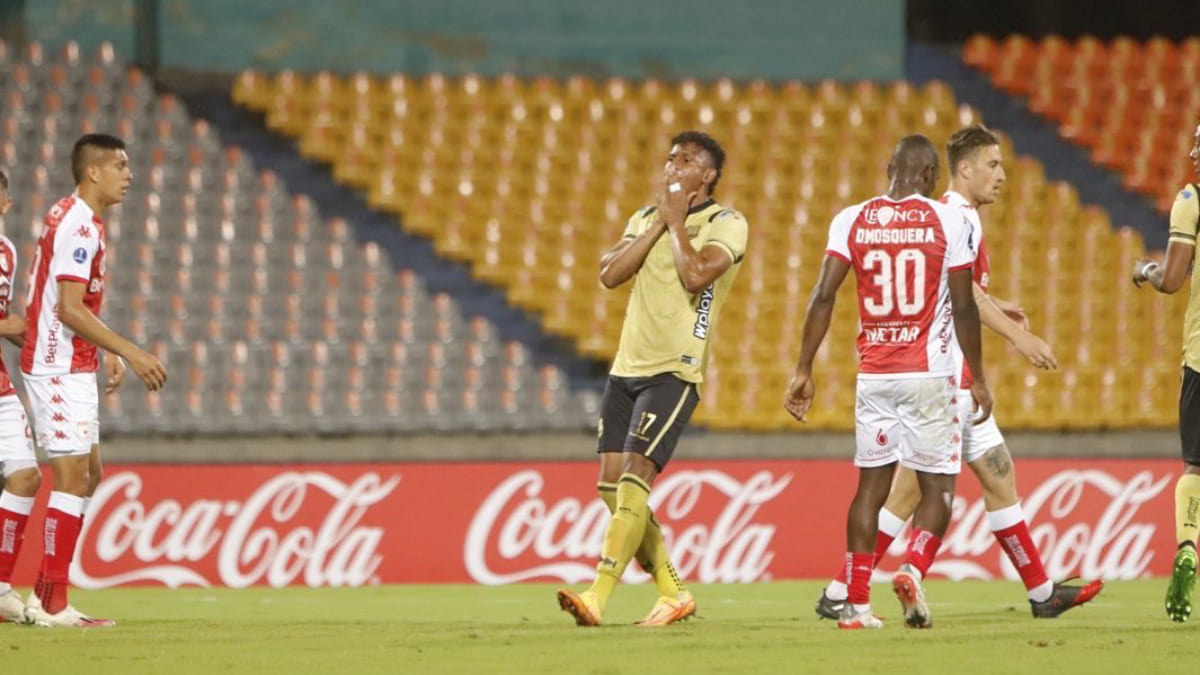 Águilas Doradas vs Santa Fe: Resumen, goles y resultado del partido de la Fase I de la Copa Sudamericana