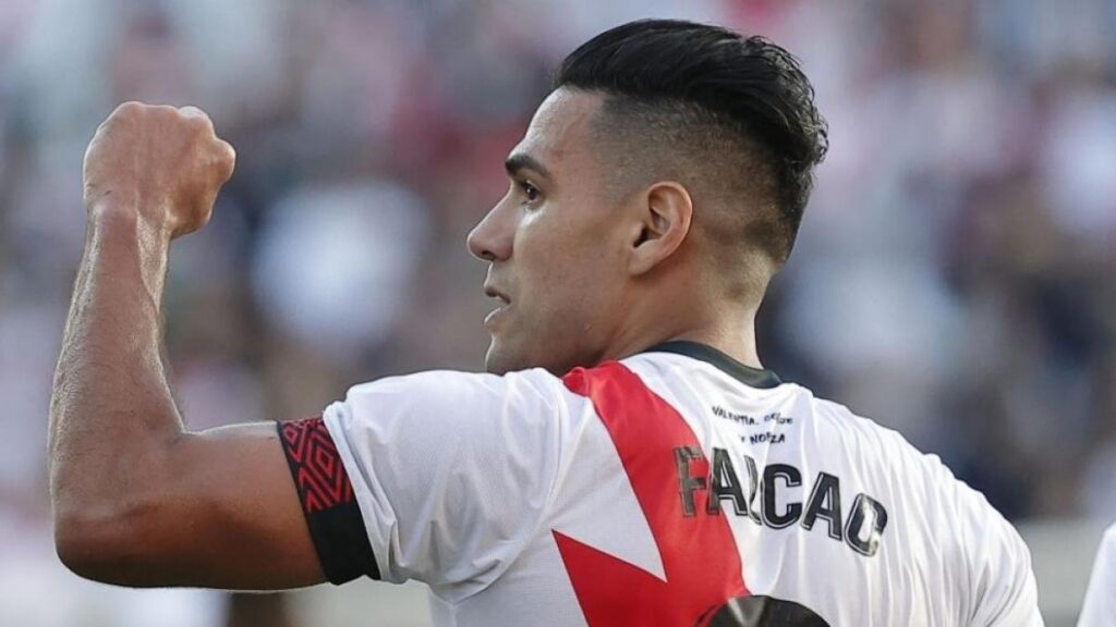 Radamel Falcao García con Rayo Vallecano.