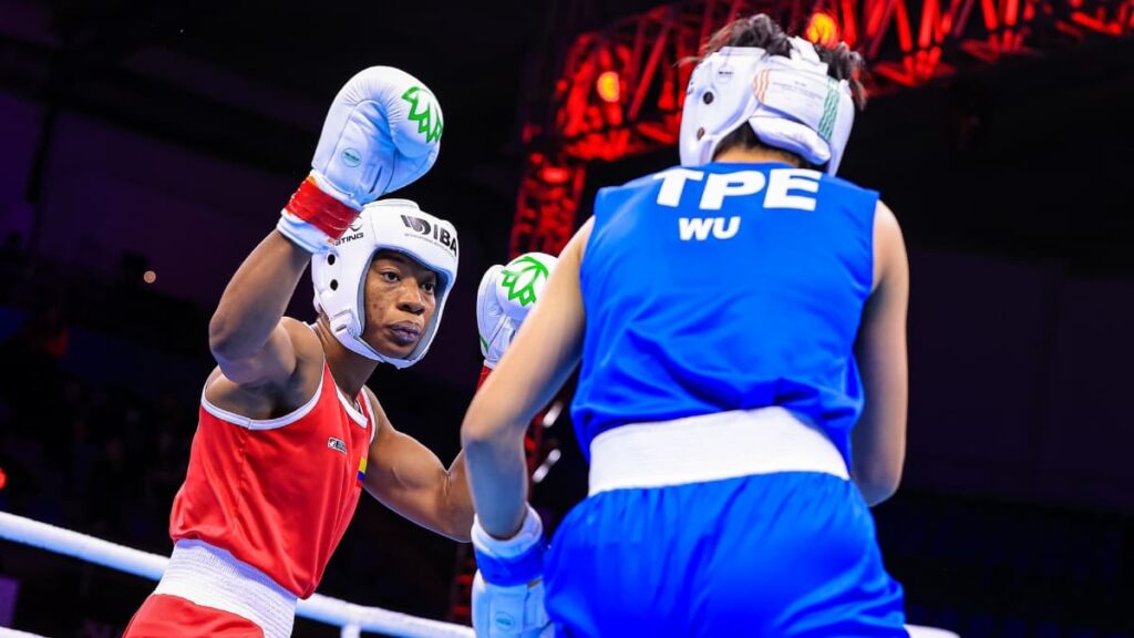 Colombianas en el Mundial de Boxeo.