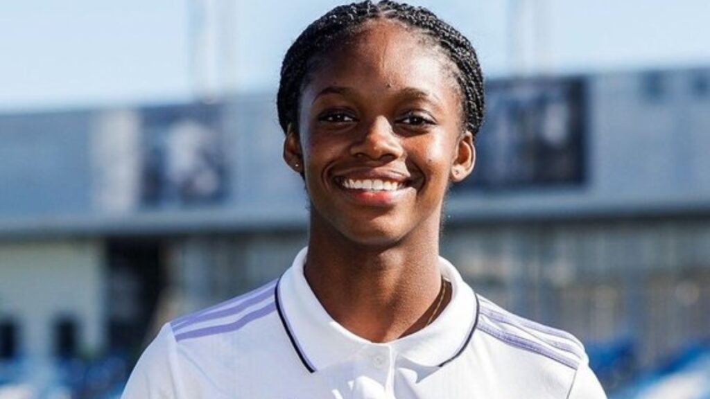 Linda Caicedo con el Real Madrid.