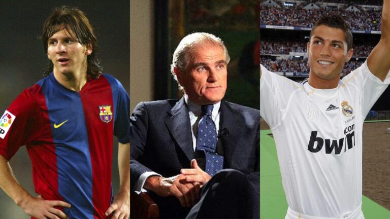 “Decidimos fichar a Cristiano en el Madrid, tras no poder comprar a Leo Messi, y salió bien igualmente”