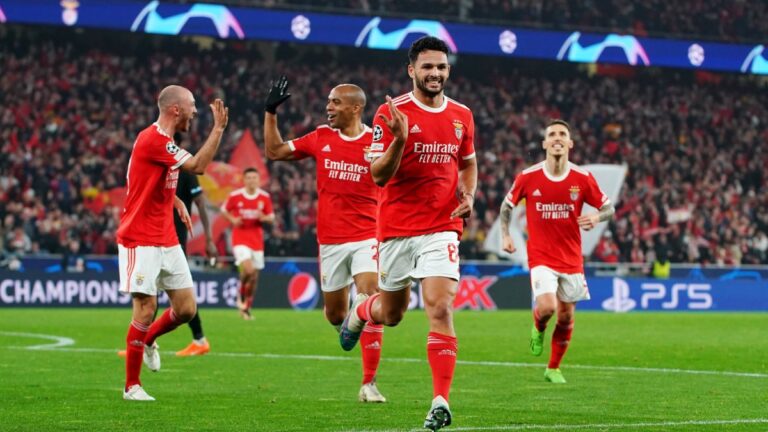 Benfica vs Brujas: goleada de los portugueses y pase a cuartos de final
