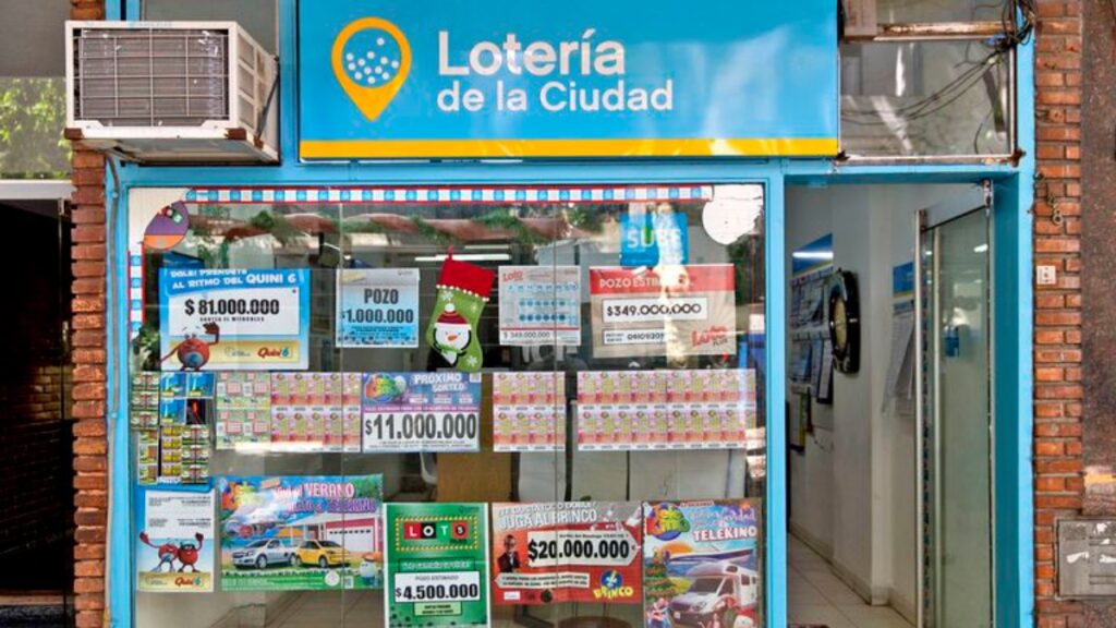 Una agencia de lotería