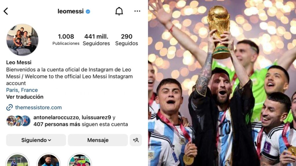 Messi en Instagram