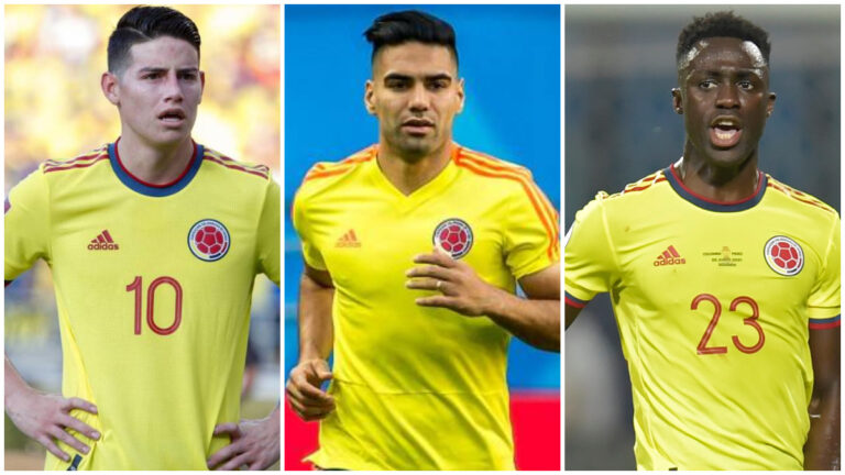 James Rodríguez, Falcao García y Dávinson Sánchez: los tres cuestionables en la convocatoria de la Selección Colombia