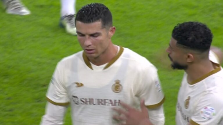 ¡Cristiano Ronaldo, enfurecido tras la derrota del Al Nassr!