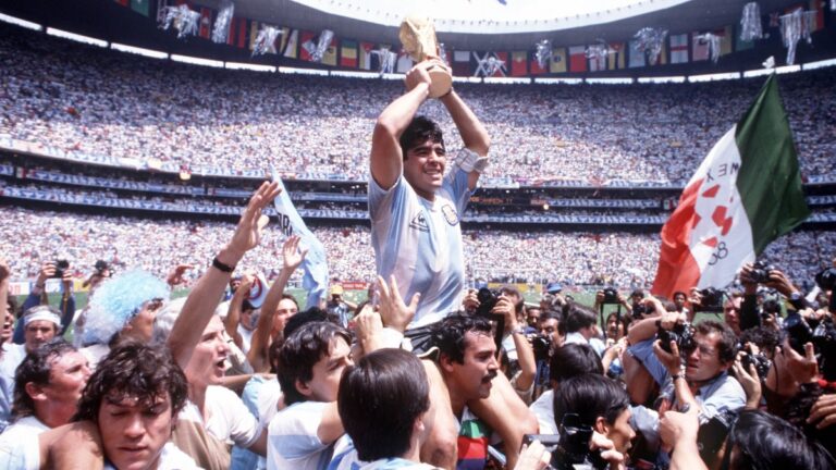 Maradona: El inédito video que demuestra su estilo único en el Mundial de México 86′