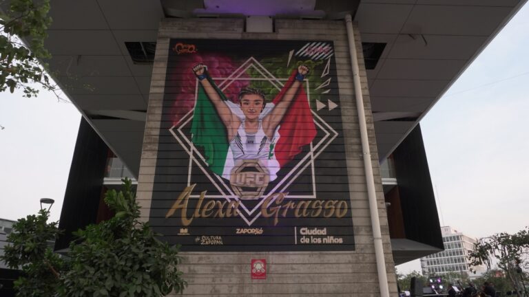 Alexa Grasso recibe tremendo homenaje con un mural en Zapopan por su título de UFC