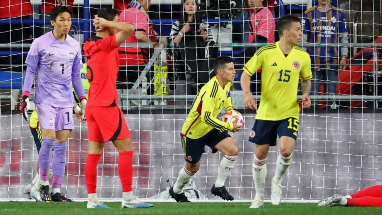 Colombia se despierta y evita la derrota ante Corea del Sur