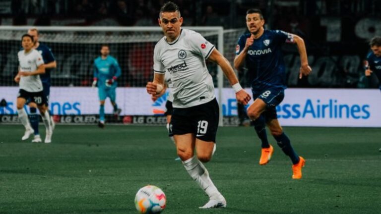 Eintracht Frankfurt extraña los goles de Santos Borré