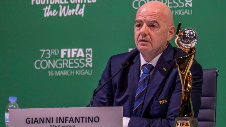 Gianni Infantino, reelegido sin oposición como presidente de la FIFA