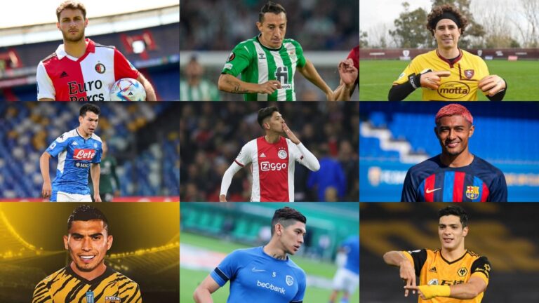¿Qué futbolistas mexicanos juegan en Europa?