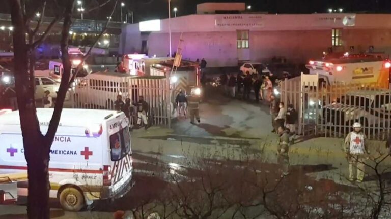 39 muertos en un incendio en un centro migratorio en Ciudad Juárez, México