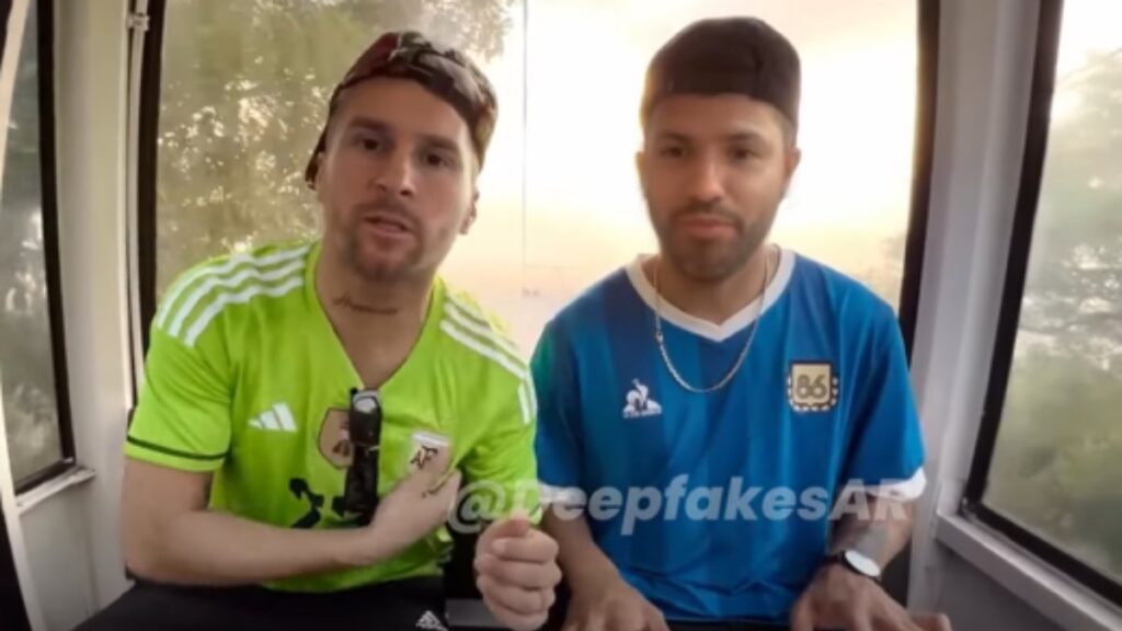 Messi y el Kun Agüero
