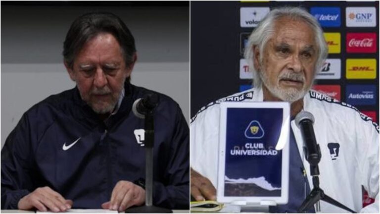 Mejía Barón y Leopoldo Silva presentan su renuncia a Pumas tras fracasos en la Liga MX