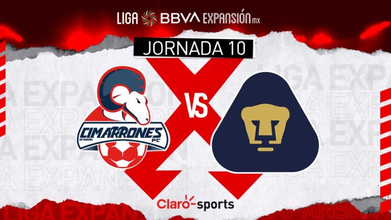 Liga Expansion MX, Cimarrones vs Pumas Tabasco, en vivo