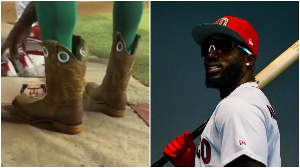 Randy Arozarena calienta con botas y sombrero charro previo a semifinal de  Mundial de beisbol