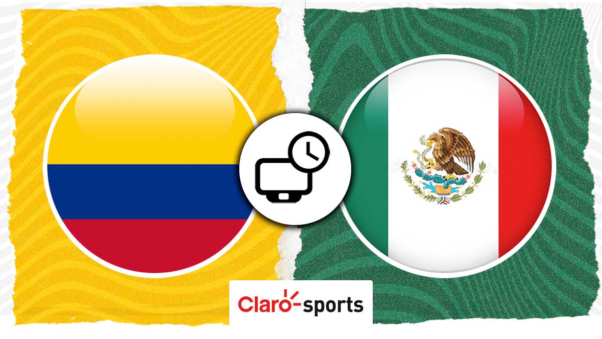 Colombia vs México horario y cómo ver en vivo por TV el partido del