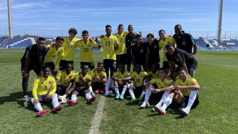 La Selección Colombia Sub-20 se da un festín con el Real Murcia y lo golea 18-0