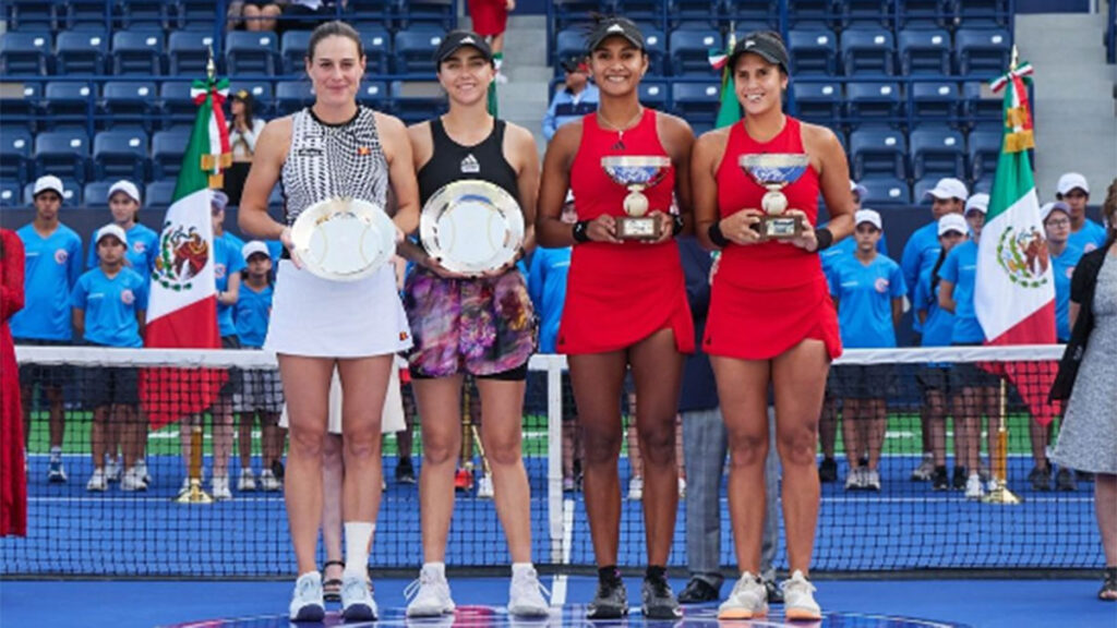 Fernanda Contreras pierde la final de dobles del Abierto GNP Seguros de Monterrey