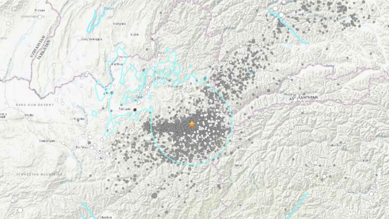Fuerte sismo sacude Afganistán y Pakistán