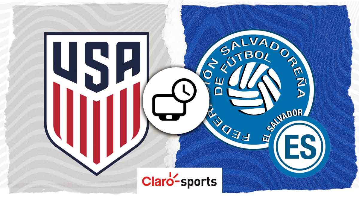 Estados Unidos vs El Salvador, en vivo Horario y dónde ver por TV el