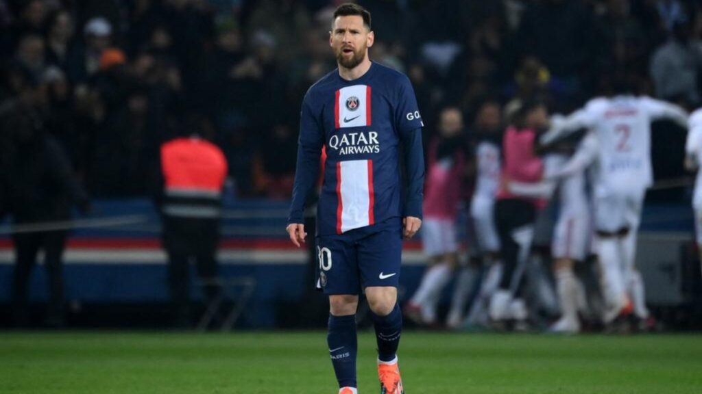 Leo Messi, en un partido con el PSG.