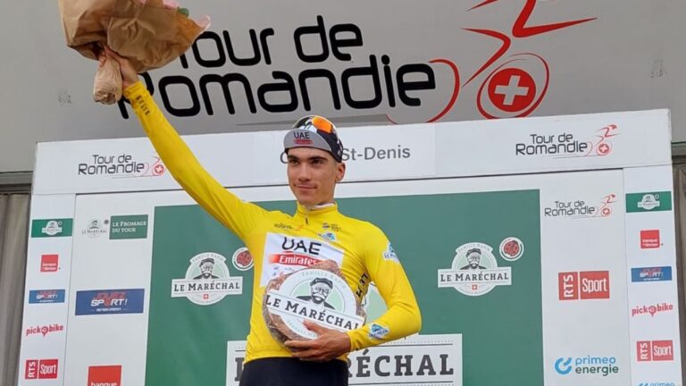 Clasificación general del Tour de Romandía tras la etapa 3 en Chatel Saint Denis