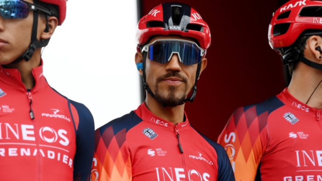 Egan Bernal y Daniel Felipe Martínez.