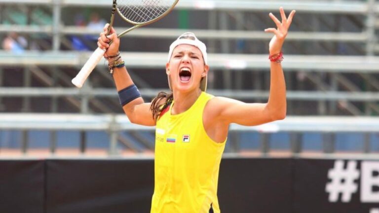 ¡Colombia clasifica a los playoffs de la Billie Jean King Cup!