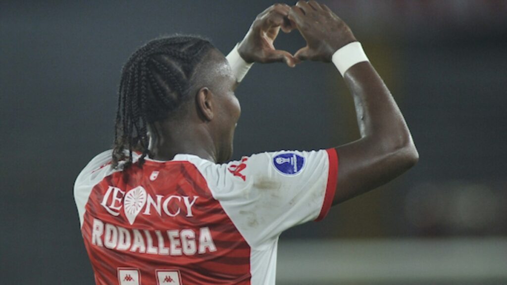 Hugo Rodallega, delantero de Santa Fe.