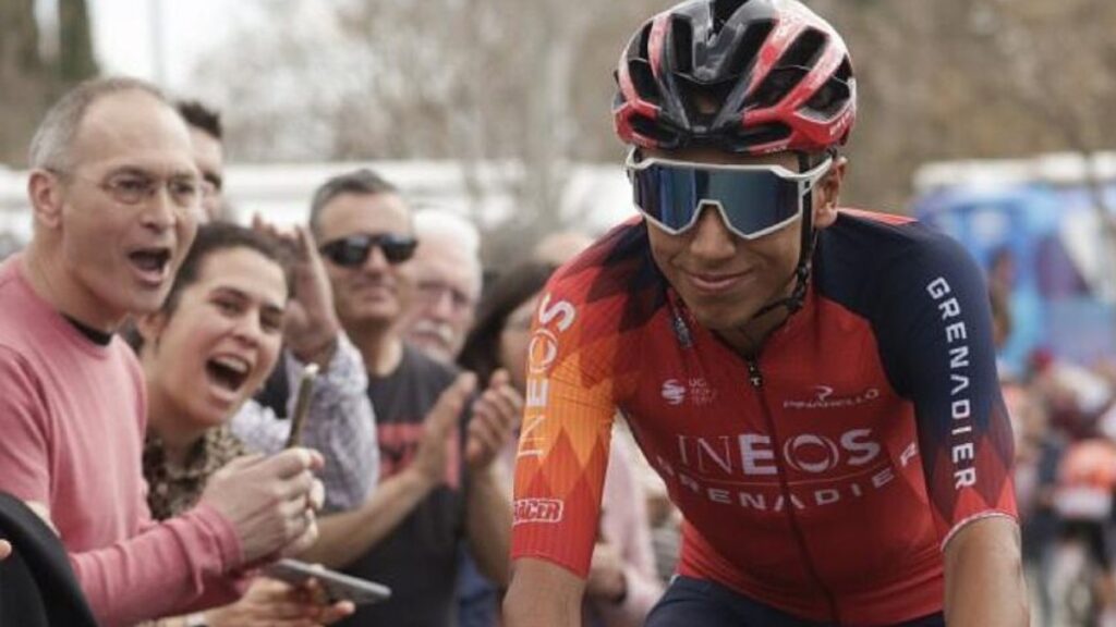 Egan Bernal en la Vuelta a Cataluña.