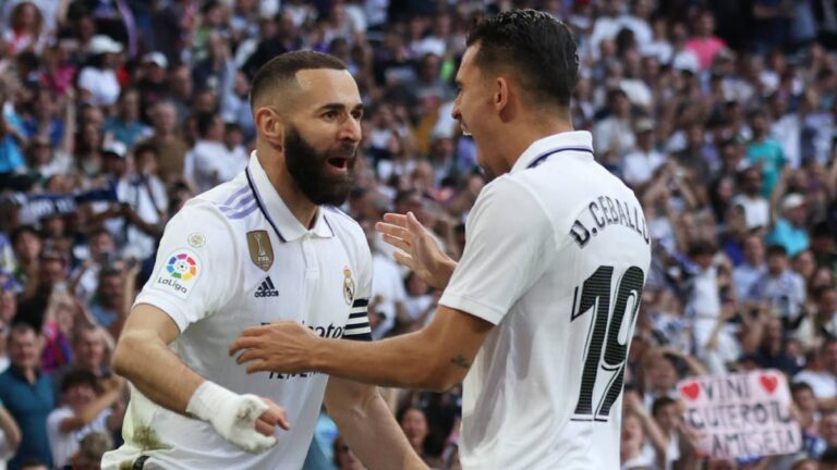 Real Madrid se recupera de la derrota ante Girona y golea al Almería con un Benzema encendido