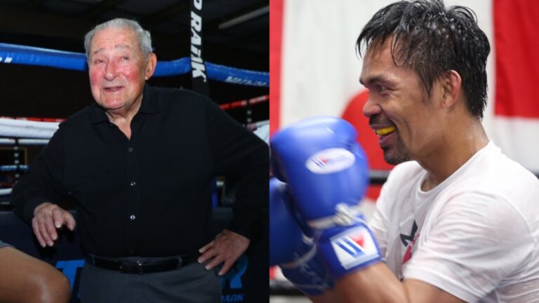 Bob Arum califica de “triste” que Manny Pacquiao amague con volver al boxeo profesional