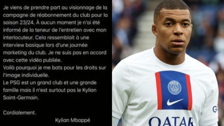 Mbappé explotó contra el PSG por el uso de su imagen: “Esto no es Kylian Saint-Germain”