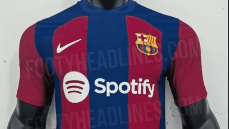 ¿Te gusta, Leo? La nueva camiseta del Barcelona 2023/24