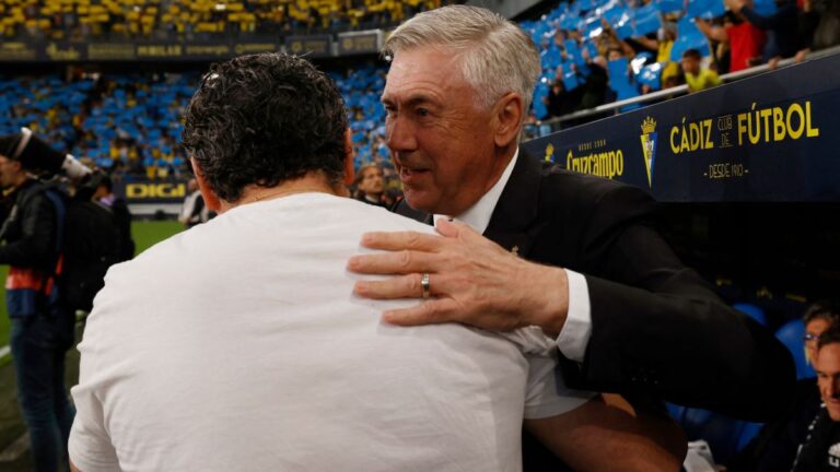 Carlo Ancelotti está feliz por el triunfo ante el Cádiz y reporta al Madrid listo para la Champions