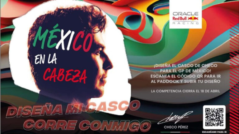 Sergio ‘Checo’ Pérez invita a sus fans a diseñar su casco para el GP de México