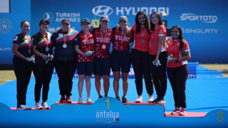 Copa del Mundo de tiro con arco: Colombia se queda con la medalla de plata en equipos femenil