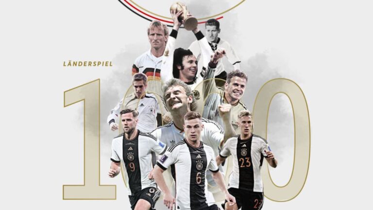 Alemania jugará en junio su partido número 1000 contra Ucrania