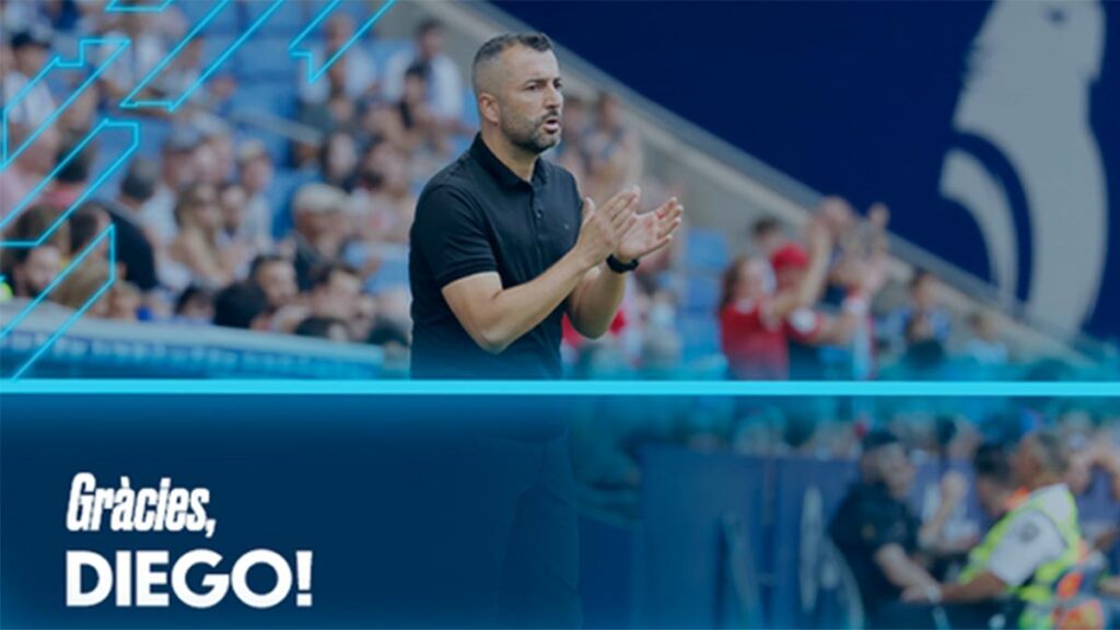 El Espanyol da las gracias al técnico Diego Martínez. @RCDEspanyol