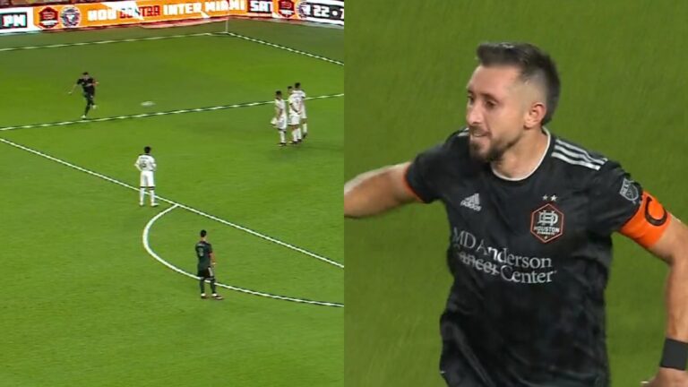 Héctor Herrera se luce con un gol de tiro libre para abrir el marcador del Dynamo ante el LA Galaxy de Chicharito Hernández
