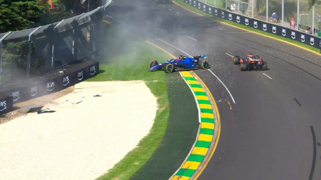 El incidente de Alexander Albon en el GP Australia | Reuters