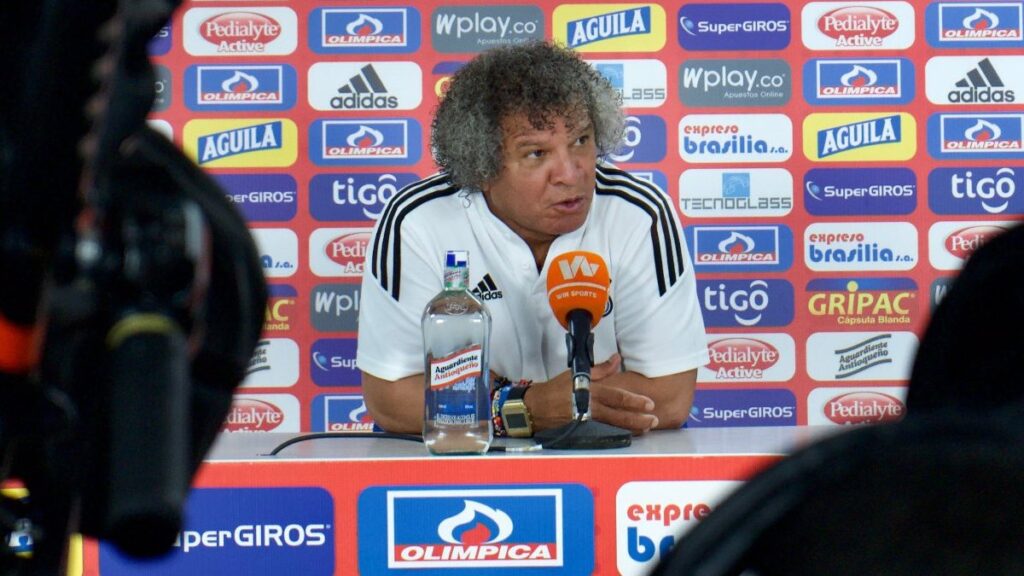 Alberto Gamero, en rueda de prensa. - @MillosFCoficial.