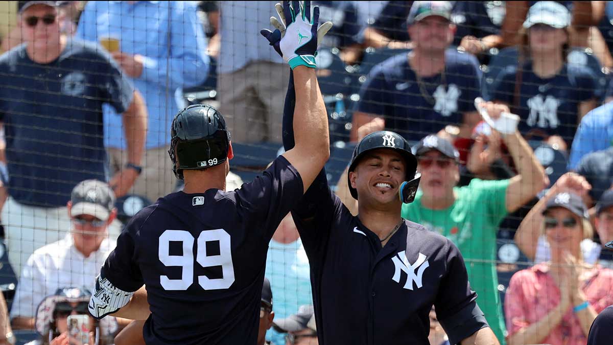 Giancarlo Stanton Y Aaron Judge Cobran Revancha Ante Los Giants